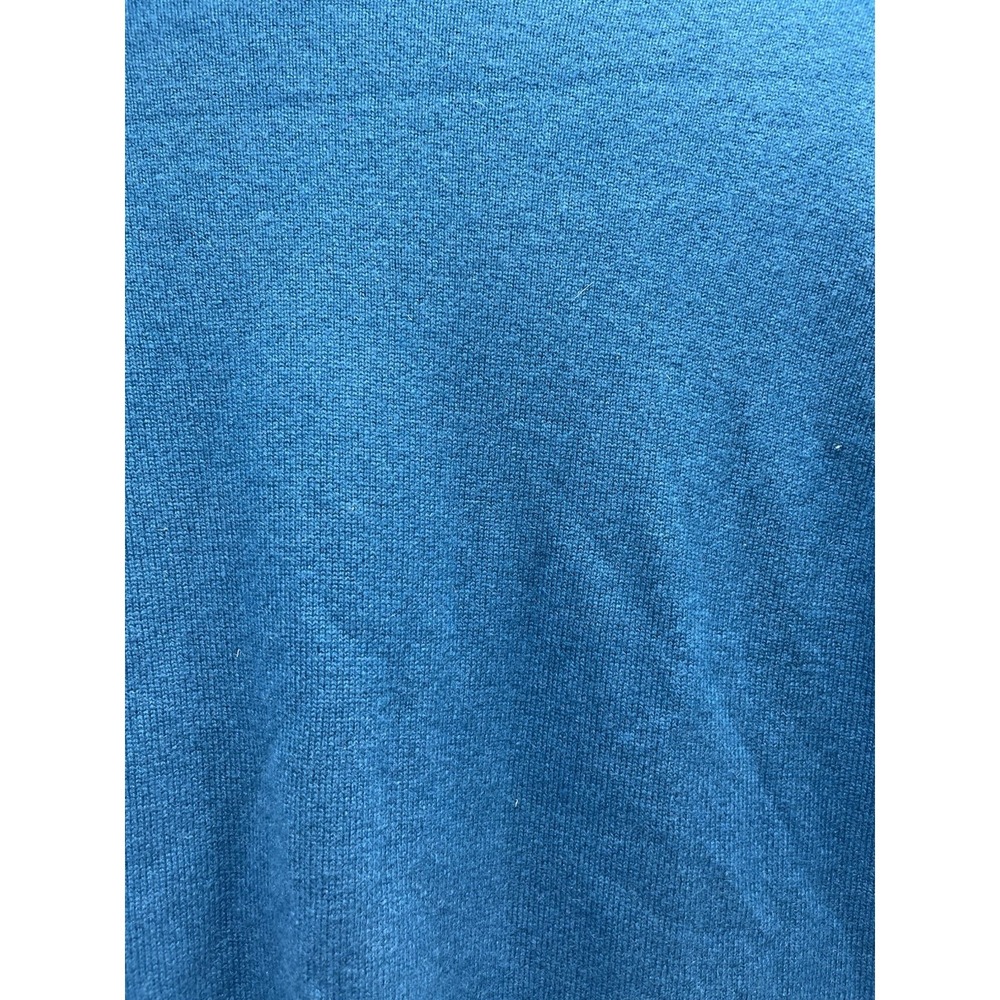 WOMANS TEAL 100% CASHMERE SWEATER TALBOTS PETITE Large - Picture 2 of 7
